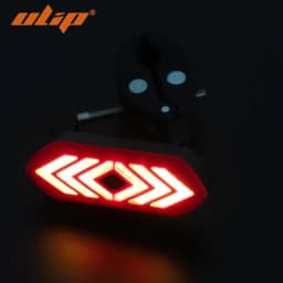 Ulip Turn Tail Light Parts For Electric Scooter/Bicycles/E-bikes Adjustable Rear Fender USB Rechargeable Turn Signal Accessories