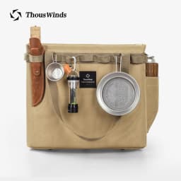 Thous Winds Portable Camping Bag, Outdoor Large Capacity Storage Bag, 1000D Polyester Picnic Travel Bag, Camping Supplies