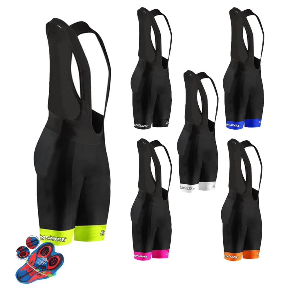 2023 Men's Cycling Bretelle Cycling Bibs Shorts Mountain Bike Pants Breathable Women's Gel Padded Tights Free Shipping