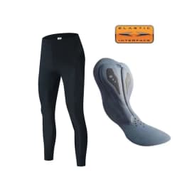 Italian Bicycle Seat Cushion Cycling Pants Summer&Autumn Quick Dry Grey Gel Pad Bike Bib Pants High End Breathable Long Tights