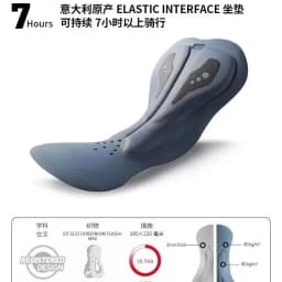 Italian Bicycle Seat Cushion Cycling Pants Summer&Autumn Quick Dry Grey Gel Pad Bike Bib Pants High End Breathable Long Tights
