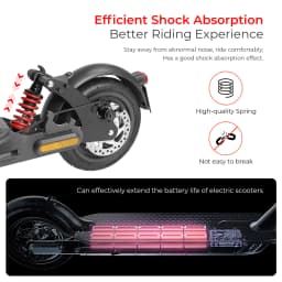 For Xiaomi M365 Pro Pro2 1S Electric Scooter Upgraded Rear Suspension Kit Rear Shock Absorber Shock Absorption Accessories Parts