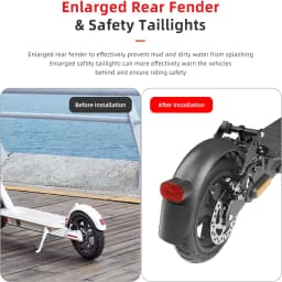 For Xiaomi M365 Pro Pro2 1S Electric Scooter Upgraded Rear Suspension Kit Rear Shock Absorber Shock Absorption Accessories Parts