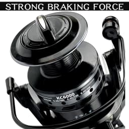 No Gapless Metal Body Freshwater and Seawater Dual Use Fishing Reel Big Pulling Drag 8KG Spinning Spool Left and Right Hand Swap