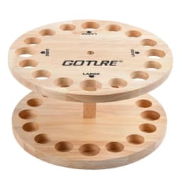 Goture Fishing Rod Holders 16-Rod Rack Vertical Rod Holder Wall Mount Modular For Garage Fishing Pole Display Stand Fixed Frame