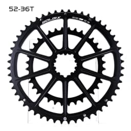 GOLDIX Road Bike Chainring 50-34T 52-36T 53-39T 10 11 12 Speed Double Chainwheel for SR Direct Mount 3-Bolt Crankset