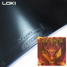 LOKI-RXTON 9 Table Tennis Rubber, Pips-in Super Sticky Ping Pong Rubber, Internal Energy, Blue Cake Sponge, Fast Attack and Arc