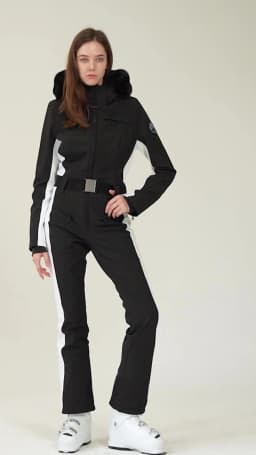 GSOU SNOW One-piece Ski Suit Women Thickening Snowboard Female Overalls Winter Windproof Waterproof Breathable Clothing Skiing