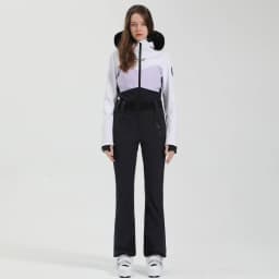 GSOU SNOW One-piece Ski Suit Women Thickening Snowboard Female Overalls Winter Windproof Waterproof Breathable Clothing Skiing