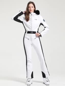 GSOU SNOW One-piece Ski Suit Women Thickening Snowboard Female Overalls Winter Windproof Waterproof Breathable Clothing Skiing