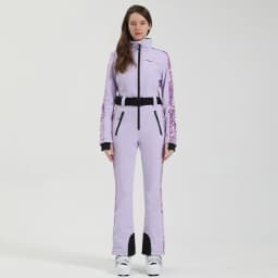 GSOU SNOW One-piece Ski Suit Women Thickening Snowboard Female Overalls Winter Windproof Waterproof Breathable Clothing Skiing