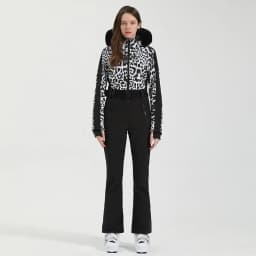GSOU SNOW One-piece Ski Suit Women Thickening Snowboard Female Overalls Winter Windproof Waterproof Breathable Clothing Skiing