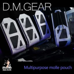 DMGear MultiPurpose Molle Pouch Steel Bone Walkie-Talkie Bag Multifunctional Sub-Bag Men and Women Hunting Outdoor Supplies