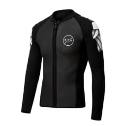 2mm Men's Two-piece Dive Clothes Camouflage Neoprene Jacket Long Sleeve Surfing Snorkeling Wetsuit Keep Warm Pants Split Suit