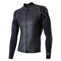 2mm Men's Two-piece Dive Clothes Camouflage Neoprene Jacket Long Sleeve Surfing Snorkeling Wetsuit Keep Warm Pants Split Suit