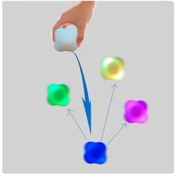 Intelligent Response Hexagonal Ball, Hand-Eye Coordination, Agile Training, Digital Sensor Response
