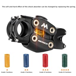 MEROCA Bicycle Four Link Shock Stem 31.8*90MM Aluminum Alloy XC Grave Road Mountain Bike Risers Suspension Stems