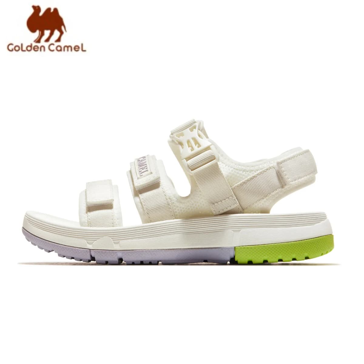 GOLDEN CAMEL Women's Sports Sandals Summer 2023 New Slippers Non-slip Soft Bottom Velcro Beach Sandal Ladies Shoes for Women