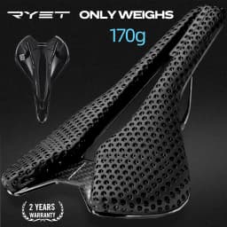 RYET Carbon 3D-printed Bike Saddle Ultralight Bicycle Saddle  For Men Women Triathlon Road MTB Mountain Gravel Cycling Saddle