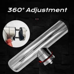 1PC Fishing Rod Holder Stainless Steel Fishing Rod Racks Bracket Hardware Stainless Steel Fishing Accessories Fishing Supplies