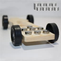 20Pcs Steel Weights for wood Car weight Pine Race Car Power Cylinders Steel alloy buffer weight 1/16OZ 1/8OZ 1/4OZ 1/2OZ