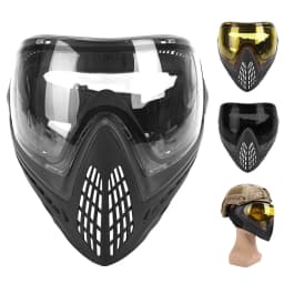 Tactical FMA F1 Mask Full Face Mask with Single Layer Lens Paintball Safety Anti-fog Goggle Mask Dustproof Airsoft Accessory