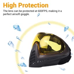Tactical FMA F1 Mask Full Face Mask with Single Layer Lens Paintball Safety Anti-fog Goggle Mask Dustproof Airsoft Accessory