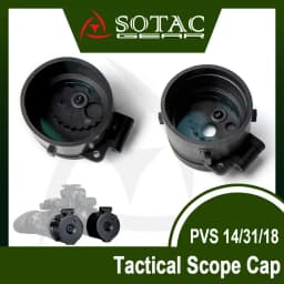 Adjustable Scope Cap For PVS14/31/18 Night Vision NVG Protection Focusing Cover