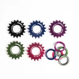 Ardently Fixed Gear Bicycle Freewheel Cogs Single Speed Bike Kit 13/14/15/16/17/18/19/20T Aluminium Alloy Sprocket & Lock Rings
