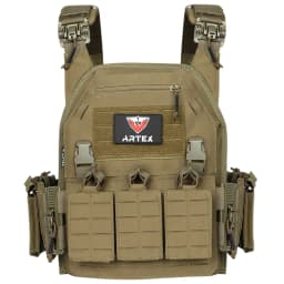 Artex New Combat Vest 6094 Quick Detachable Light Laser Cut Tactical Vest Black Gear to Carry Airsoft Carrier Combat equipment