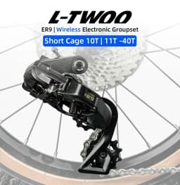 2026 LTWOO eR9 Wireless Electronic Shifting Groupset, Compatible with 10-12 speed for 14-20 inch Folding bike/Flat bar Road bike