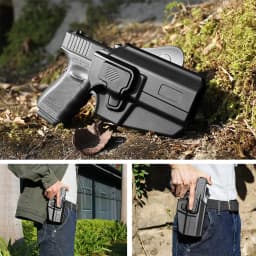 OWB Polymer Universal Holster,Fit G17,G19,M&P9,P320,TG3,TH9,GX4,APX,CZ75,CZP10C,Masada,and Other More Than 100 Models,Right/Left