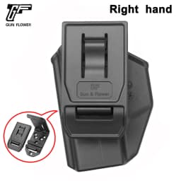 OWB Polymer Universal Holster,Fit G17,G19,M&P9,P320,TG3,TH9,GX4,APX,CZ75,CZP10C,Masada,and Other More Than 100 Models,Right/Left