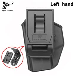 OWB Polymer Universal Holster,Fit G17,G19,M&P9,P320,TG3,TH9,GX4,APX,CZ75,CZP10C,Masada,and Other More Than 100 Models,Right/Left
