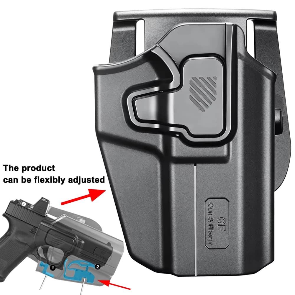 OWB Polymer Universal Holster,Fit G17,G19,M&P9,P320,TG3,TH9,GX4,APX,CZ75,CZP10C,Masada,and Other More Than 100 Models,Right/Left