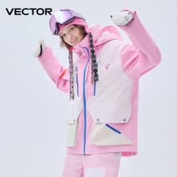 VECTOR Men and Women Divided Cotton Ski Jacket Windproof and Waterproof Outdoor Skiing and Other Autumn/winter Outdoor Activitie