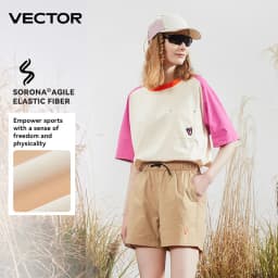 VECTOR 2024 Summer New Outdoor Mountaineering Hiking Fishing Beach Sweat-absorbing Quick Drying High Quality T-shirt