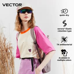 VECTOR 2024 Summer New Outdoor Mountaineering Hiking Fishing Beach Sweat-absorbing Quick Drying High Quality T-shirt