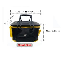 MBLN Brand,Portable EVA Fishing Tackle Box for Rod Storage, Waterproof & Durable Fishing Gear Storage Case,Live Fish Storage Box