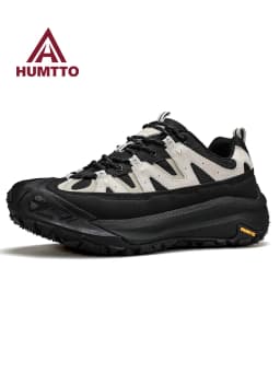 HUMTTO Cowhide Outdoor Men Hiking Boots Waterproof Hunting Boots Women Trekking Shoes Ankle Trekking Shoes Walking Sneakers