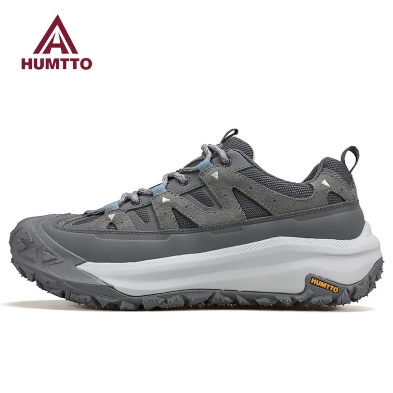 HUMTTO Cowhide Outdoor Men Hiking Boots Waterproof Hunting Boots Women Trekking Shoes Ankle Trekking Shoes Walking Sneakers