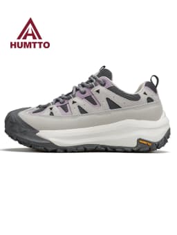 HUMTTO Cowhide Outdoor Men Hiking Boots Waterproof Hunting Boots Women Trekking Shoes Ankle Trekking Shoes Walking Sneakers