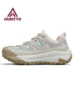 HUMTTO Cowhide Outdoor Men Hiking Boots Waterproof Hunting Boots Women Trekking Shoes Ankle Trekking Shoes Walking Sneakers