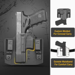 OWB Kydex Holsters for Glock 17/ Glock 19/ CZ P7 /CZ P09 / CZ 10C / Sig P320 / Sig P226 / S&W MP9 / Walther P99/ 1911/ H &K USP