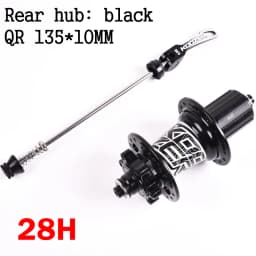 Koozer XM490 28 32 36 Holes Bicycle Hubs 4 Bearing MTB Disc Brake Hubs Mountain Bike Hub Rear Front 9*100mm or Rear 135x10mm