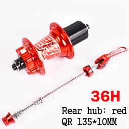 Koozer XM490 28 32 36 Holes Bicycle Hubs 4 Bearing MTB Disc Brake Hubs Mountain Bike Hub Rear Front 9*100mm or Rear 135x10mm