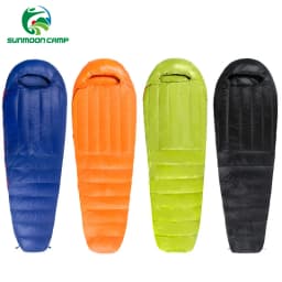Winter Cold Weather 95% Mummy Down Sleeping Bag Sack With Compression Pack 850FP 3 Seasons For Camping Hiking Travel