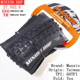 Maxis Minion DHF (M301Ru) 26x2.3 27.5x2.3/2.5/2.8 29x2.3/2.5 Folding Downhill Tires For Mountain Bikes Are More Wear-resistant
