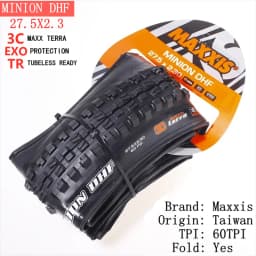 Maxis Minion DHF (M301Ru) 26x2.3 27.5x2.3/2.5/2.8 29x2.3/2.5 Folding Downhill Tires For Mountain Bikes Are More Wear-resistant