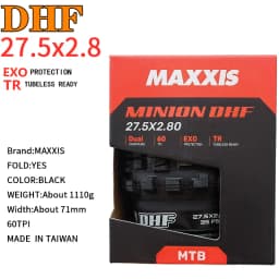 Maxis Minion DHF (M301Ru) 26x2.3 27.5x2.3/2.5/2.8 29x2.3/2.5 Folding Downhill Tires For Mountain Bikes Are More Wear-resistant